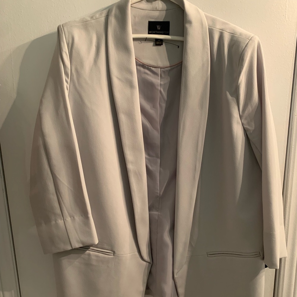 Light Gray Suit Jacket